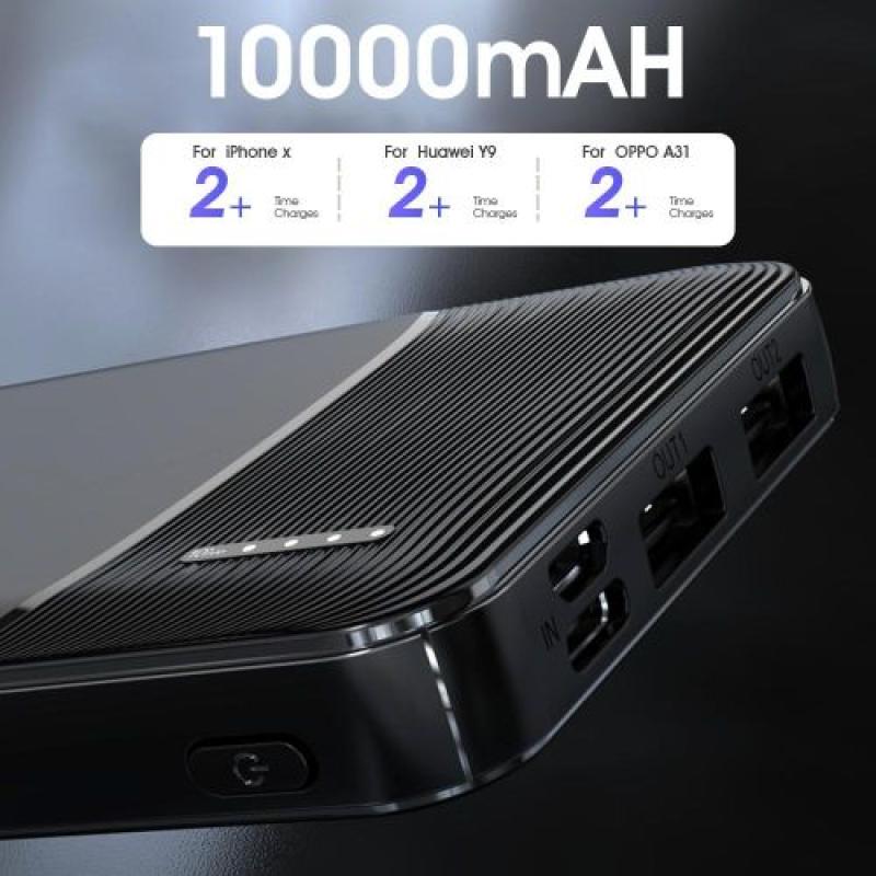 EasyPie 10000 MAh Ultra Slim Portable Power Bank