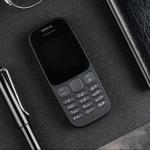 Nokia 105, 1,8 "FM Basic Phone-Noir