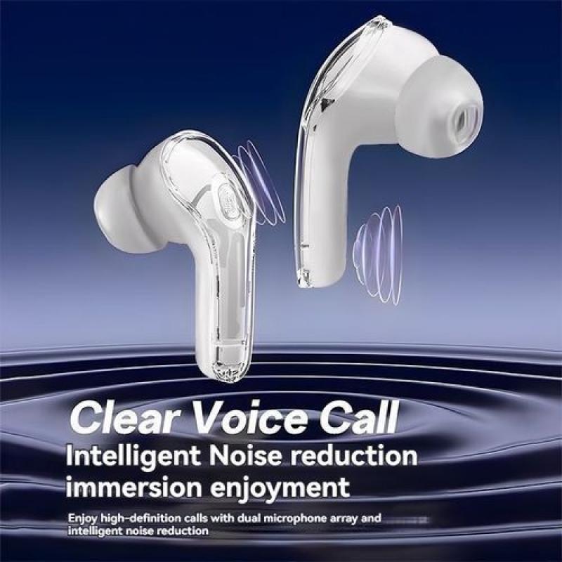 Guixia Écouteurs lumineux coloré Sans Fil Bluetooth 5.3 Guixia Air39, Affichage Numérique Du Niveau De Batterie