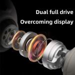 Guixia Écouteurs lumineux coloré Sans Fil Bluetooth 5.3 Guixia Air39, Affichage Numérique Du Niveau De Batterie