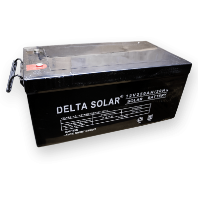 BATTERIE SOLAIRE-DELTA SOLAR 12V250AH/20HR
