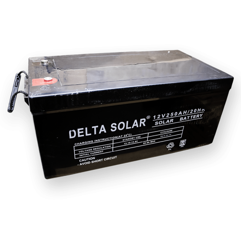 BATTERIE SOLAIRE-DELTA SOLAR 12V250AH/20HR